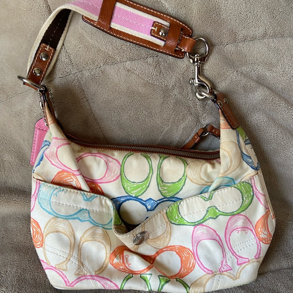 Coach Crayon Style Single Strap Handbag